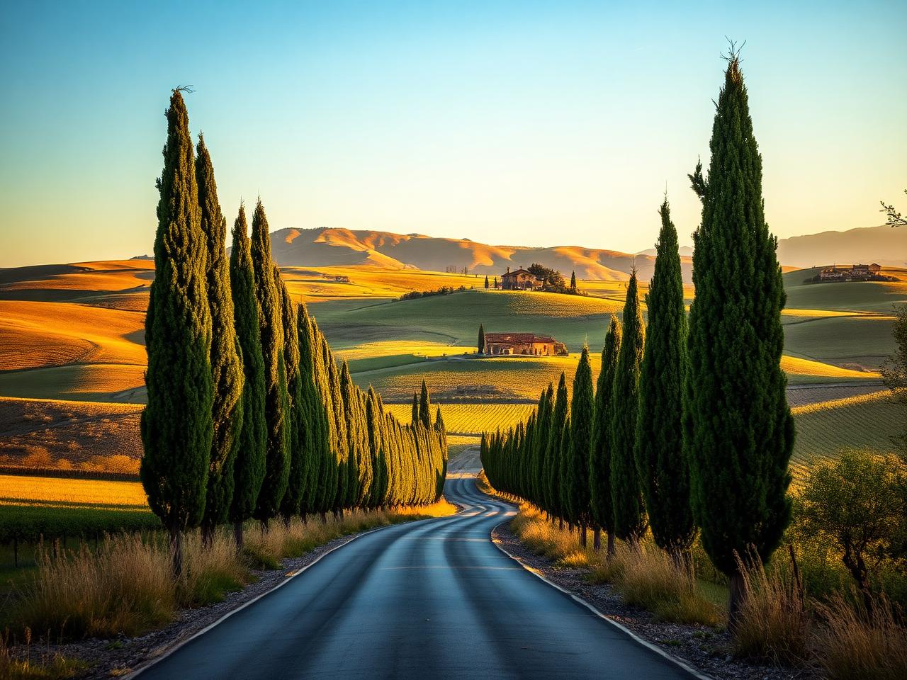 A slow-paced Tuscany with short walking distances